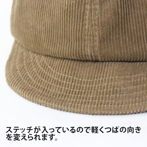 アンパイアキャップ コーデュロイ キャンプ キャップ ローキャップ 短いツバ メンズ 帽子 レディース ユニセックス キッズ | Regnuu | 08