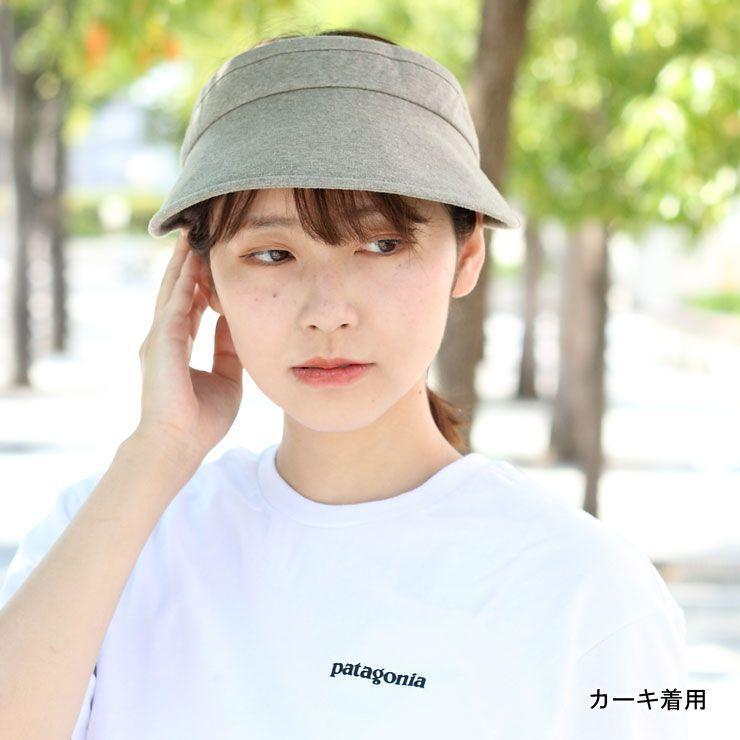 日本製 / オーガニックコットン 帽子 レディース つば広 サンバイザー 紫外線対策グッズ 日焼け防止 暑さ対策 Regnuu リヌー | Regnuu | 14