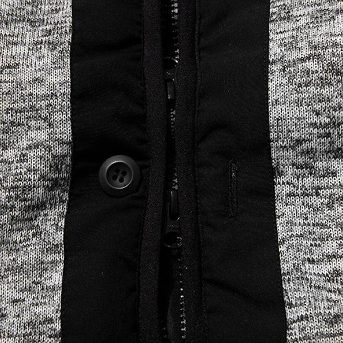 JEMORGAN ジェーイーモーガン ニットフリース 中綿裏キルトノーカラーZIPカーデ JA851-62C | JEMORGAN | 05