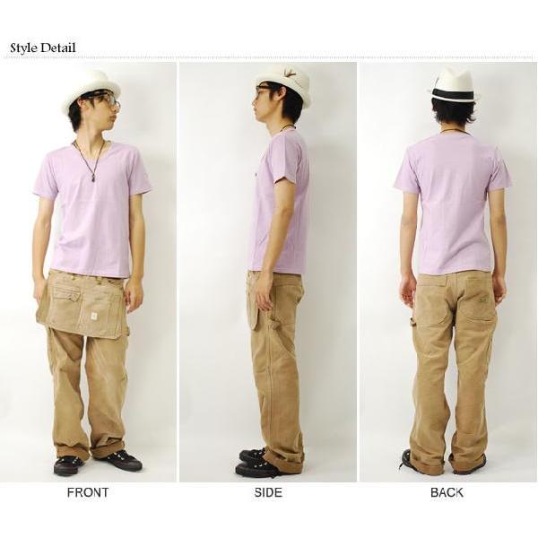 爆買 フェス Tシャツ メンズ Healthknit ショートスリーブUネックカットソー キャンプ アウトドア ブランド | Healthknit | 04