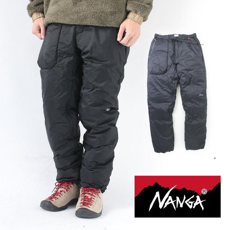 ナンガ ダウンパンツ NANGA オーロラダウンパンツ ズボン パンツ  防寒 カジュアル 軽量 キャンプ 冬キャンプ ファッション 秋 冬 秋冬 | 