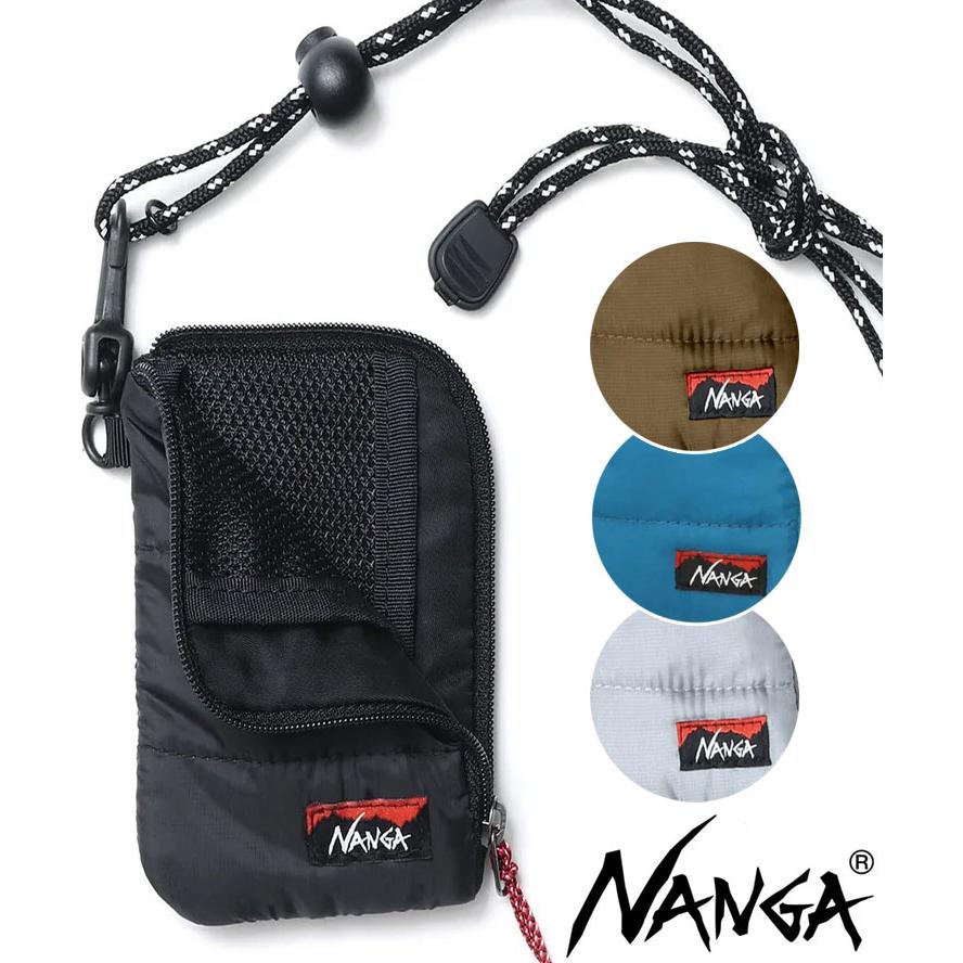 NANGA ナンガ COIN CASE コインケース NA2353-1Z504 メンズ レディース ミニ財布 小銭入れ カードケース ネックウォレット 首掛け ショルダー 軽量 アウトドア | NANGA