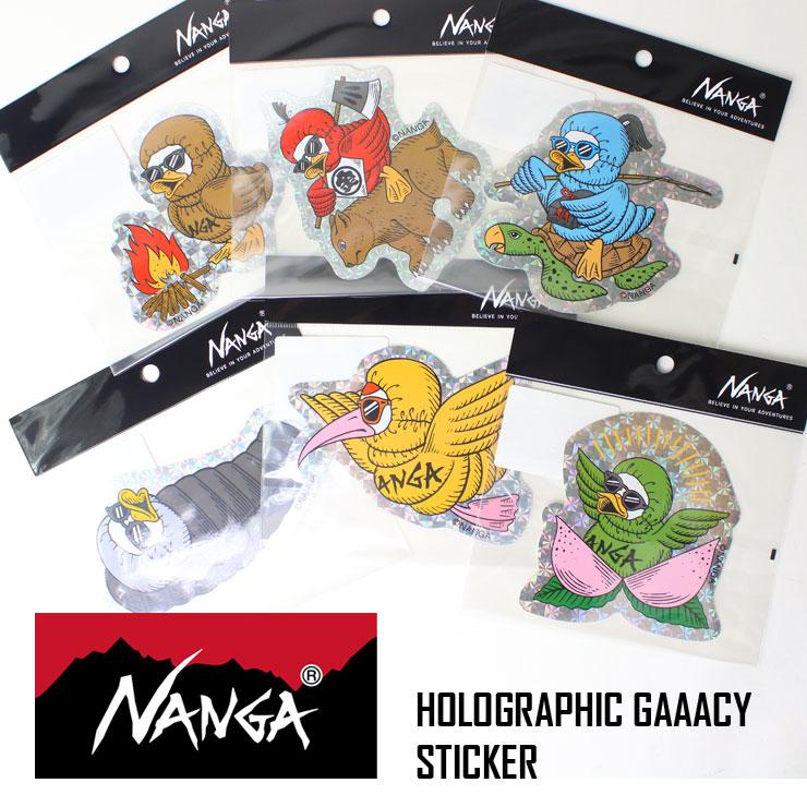 ナンガ NANGA HOLOGRAPHIC GAAACY STICKER ホログラフィックガーシーステッカー シール カスタム スマホ 携帯 | NANGA