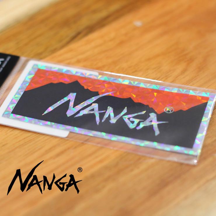 ナンガ ステッカー NANGA HOLOGRAPHIC LOGO STICKER ホログラフィックロゴステッカー NA2353-3G512 メンズ ブランド レディース | NANGA