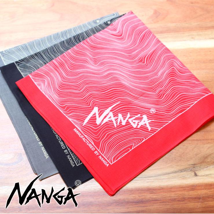 ナンガ NANGA バンダナ ナンガ パルバット コントアーマップ バンダナ PARBAT CONTOUR MAP BANDANNA 大阪 取り扱い店 NA2253-3F503 | NANGA
