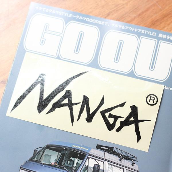 ナンガ ステッカー NANGA LOGO CUTTING STICKER カッティングステッカー / スーツケース 車 ロゴ キャンプ クーラーボックス NA2254-3G516 | NANGA | 03