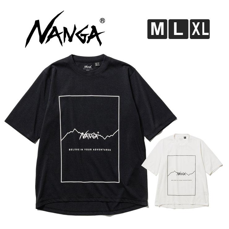 爆買 / ナンガ Tシャツ メンズ 大きいサイズ 半袖 NANGA DRY MIX FRAME LOGO NW2221-1G503 父の日 プレゼント ギフト 20 30 40 50 60 代 | NANGA