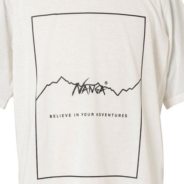 爆買 / ナンガ Tシャツ メンズ 大きいサイズ 半袖 NANGA DRY MIX FRAME LOGO NW2221-1G503 父の日 プレゼント ギフト 20 30 40 50 60 代 | NANGA | 07