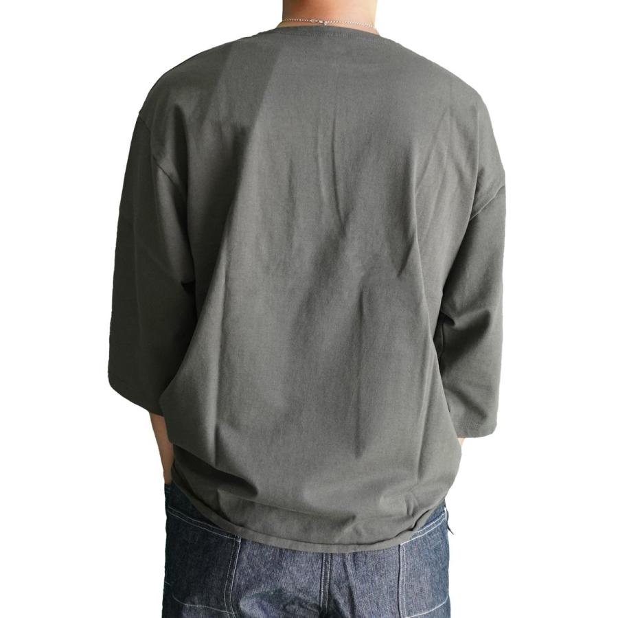 have a good day ハブアグッドデイ Boat Neck 3/4 Tee ボートネック 7分袖 Tシャツ HGD-320 メンズ カットソー コットン100％ 日本製 ルーズフィット | HAVE A GOOD DAY | 06
