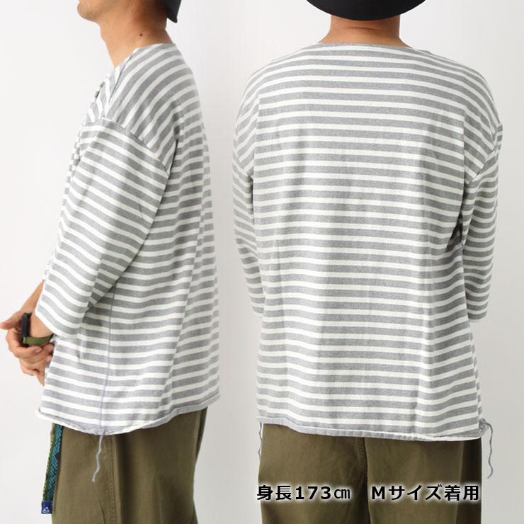 メンズ 7分袖 夏 Tシャツ 大きいサイズ メンズ 日本製 have a good day ボーダー ボートネック 3/4 Tee HGD-344 春 夏 春夏 | HAVE A GOOD DAY | 07