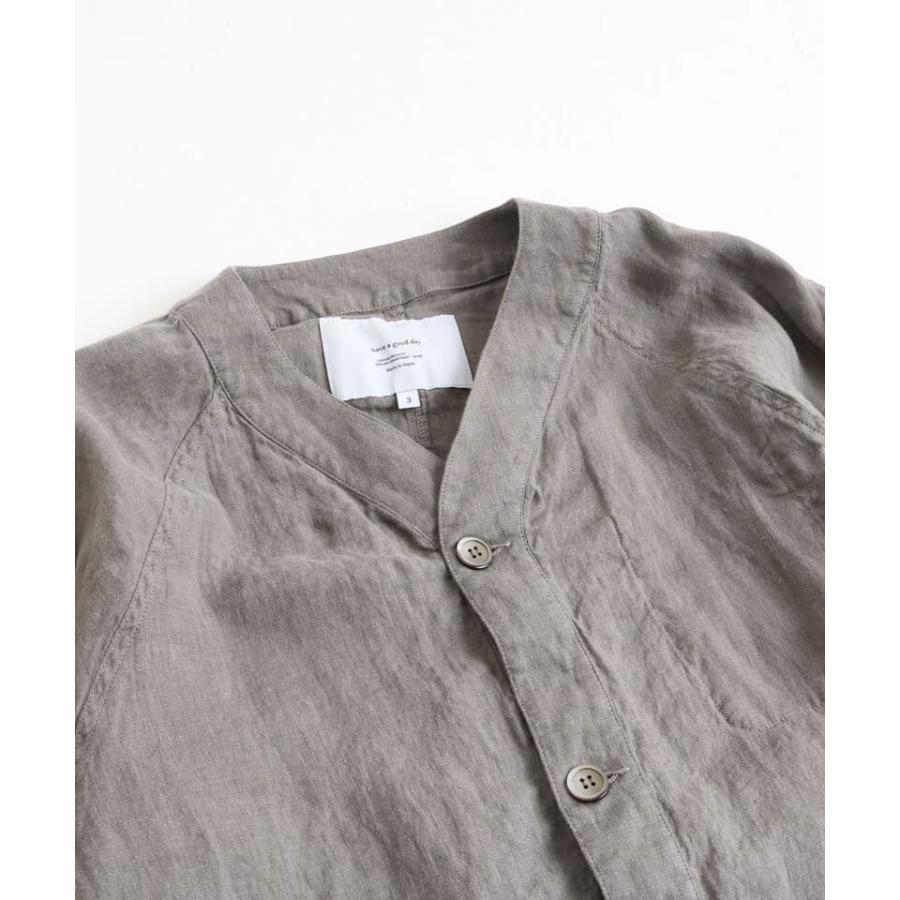 カーディガン メンズ レディース 春夏 have a good day リネンカーディガン 麻 長袖 薄手 羽織り HGD-387 | HAVE A GOOD DAY | 04