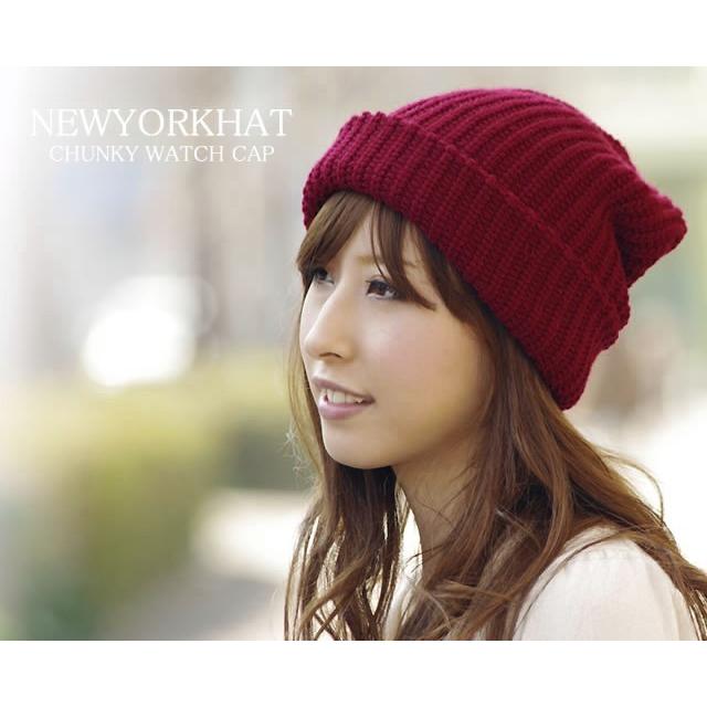 ニット帽 メンズ レディース ブランド 50代 帽子 ニューヨークハット NEW YORK HAT チャンキー アメリカ製 Made in USA | NEW YORK HAT | 01