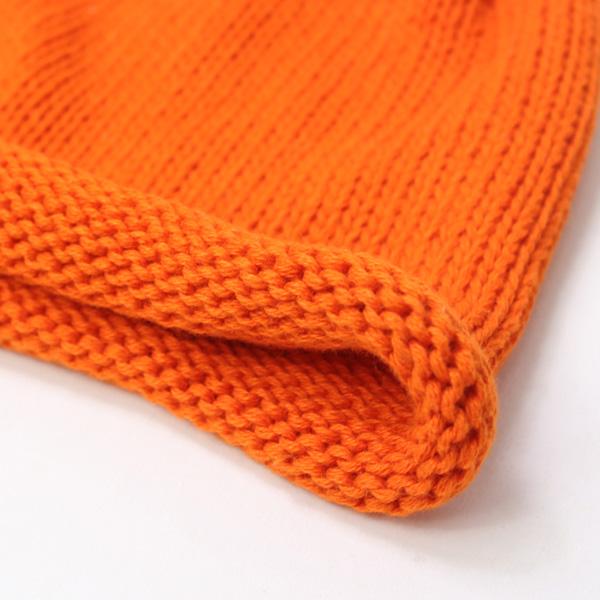 New York Hat ニューヨークハット ニットキャップ #4466 COTTON ROLL オレンジ ニット帽 メンズ レディース コットン アメリカ製 | NEW YORK HAT | 03