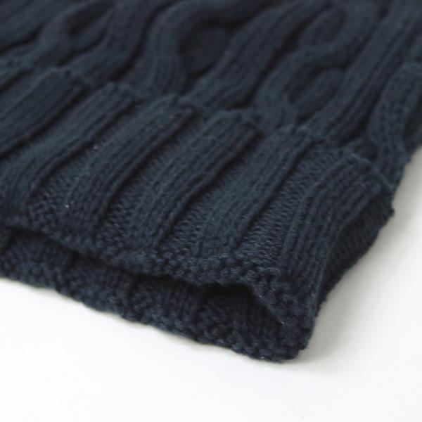 New York Hat ニューヨークハット Cotton Cable Cuff ＃4502 コットン ケーブル カフ ブラック ニット帽子 ニットキャップ | NEW YORK HAT | 04