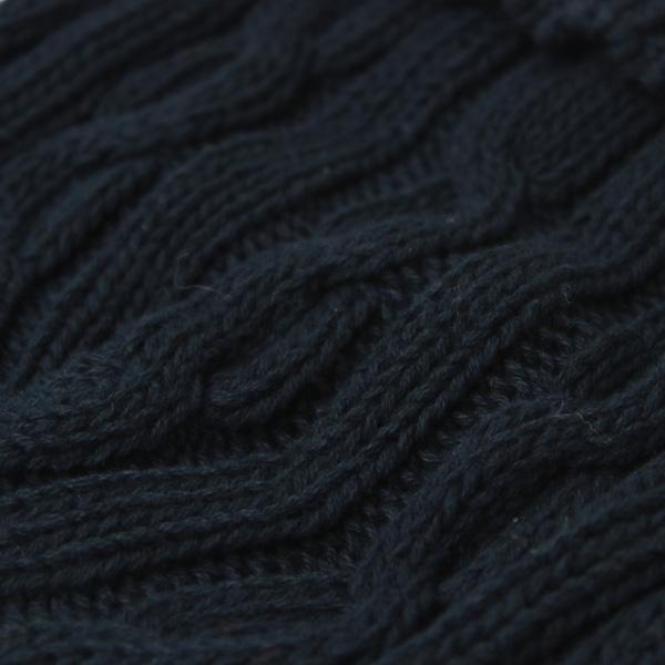 New York Hat ニューヨークハット Cotton Cable Cuff ＃4502 コットン ケーブル カフ ブラック ニット帽子 ニットキャップ | NEW YORK HAT | 05