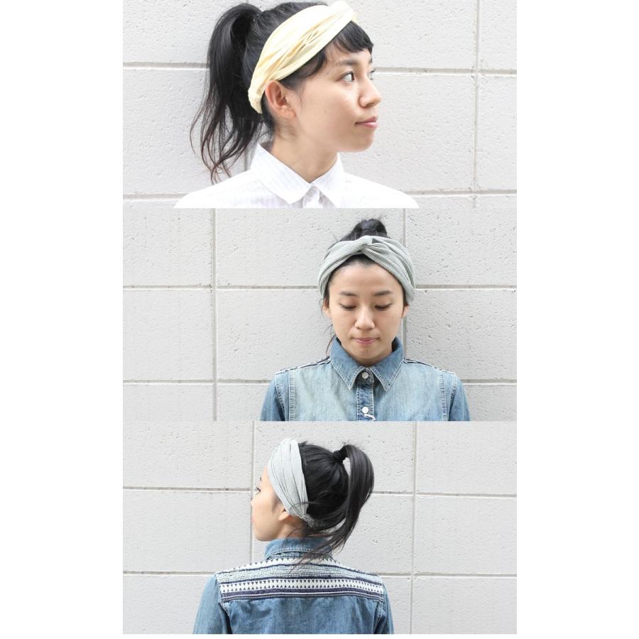 帽子 レディース 大きいサイズ ターバン ヘアバンド プレミアム オーガニックコットン フロント クロス キャンプ 小物 おしゃれ Regnuu リヌー | Regnuu | 03