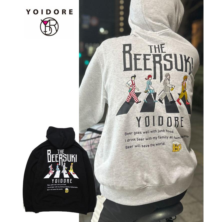 YOIDORE ヨイドレ ビールスキ パーカー メンズ レディース フード パーカ スウェットパーカー 秋 冬 秋冬 816609 | YOIDORE