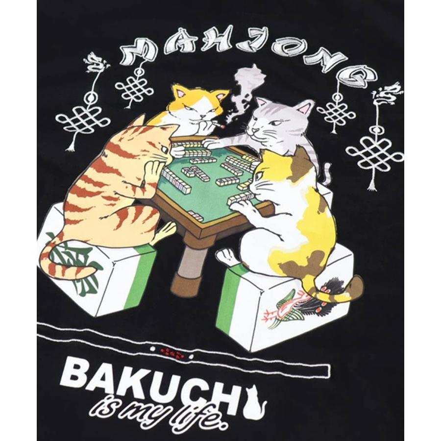 BAKUCHI バクチ 麻雀 TEE 826533 メンズ 半袖 Tシャツ 春夏 プリントTシャツ 麻雀 グラフィックTシャツ コットン カジュアル ストリート | YOIDORE | 05