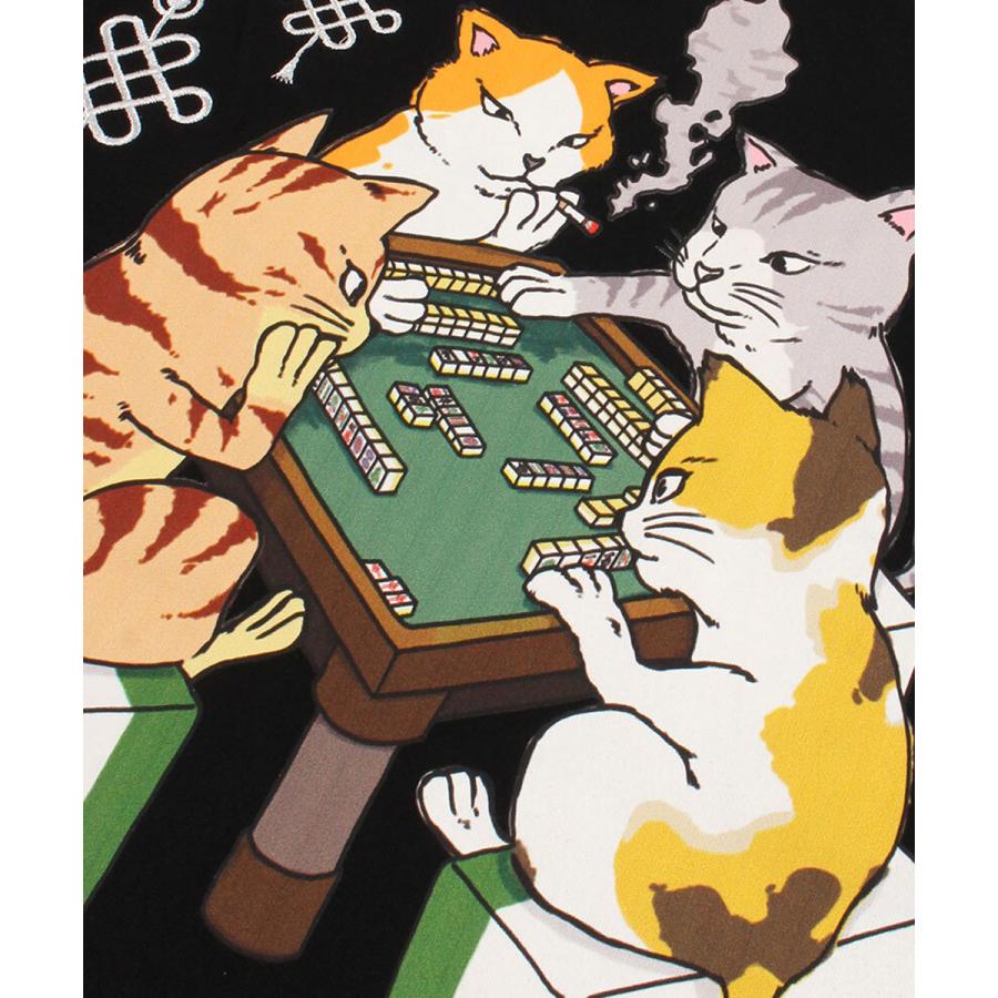 BAKUCHI バクチ 麻雀 TEE 826533 メンズ 半袖 Tシャツ 春夏 プリントTシャツ 麻雀 グラフィックTシャツ コットン カジュアル ストリート | YOIDORE | 06