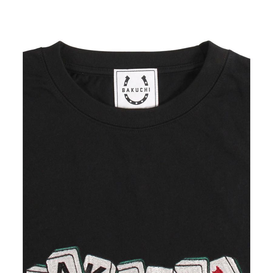 BAKUCHI バクチ 麻雀 TEE 826533 メンズ 半袖 Tシャツ 春夏 プリントTシャツ 麻雀 グラフィックTシャツ コットン カジュアル ストリート | YOIDORE | 09