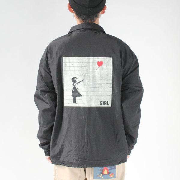 banksy バルーンガール コーチジャケット メンズ アウター BRANDARISED ブランダライズド メンズ | BRANDALISED | 14