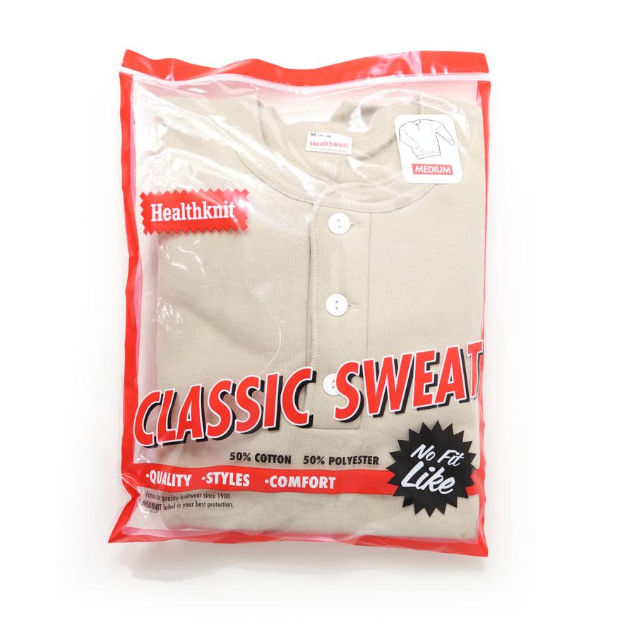 Healthknit ヘルスニット クラシックスウェット ヘンリーネック長袖 54005 トレーナー メンズ レディース スウェット 秋 冬 秋冬 | Healthknit | 06