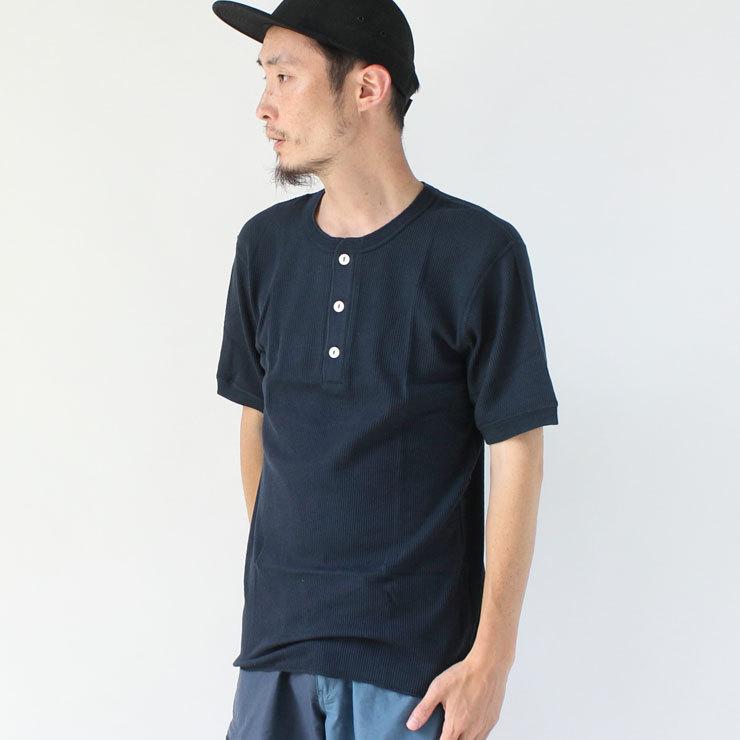 ヘルスニット ヘンリーネック Tシャツ 無地 メンズ Healthknit ベーシック ワッフル 601s | Healthknit | 05