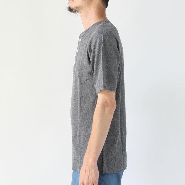 ヘルスニット ヘンリーネック Tシャツ 無地 メンズ Healthknit ベーシック ワッフル 601s | Healthknit | 12