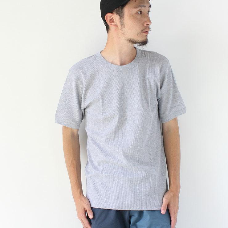 ヘルスニット Tシャツ 無地 メンズ レディース Healthknit ベーシック ワッフル クルーネック Tee キャンプ 山登り 登山 | Healthknit | 02