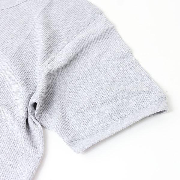 ヘルスニット Tシャツ 無地 メンズ レディース Healthknit ベーシック ワッフル クルーネック Tee キャンプ 山登り 登山 | Healthknit | 04