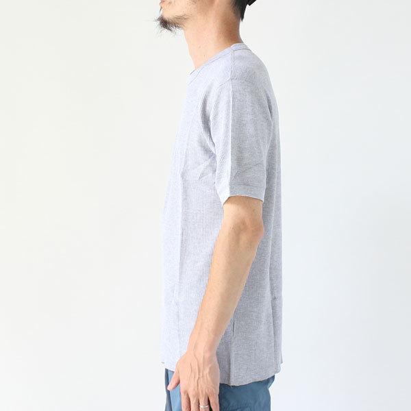 ヘルスニット Tシャツ 無地 メンズ レディース Healthknit ベーシック ワッフル クルーネック Tee キャンプ 山登り 登山 | Healthknit | 08