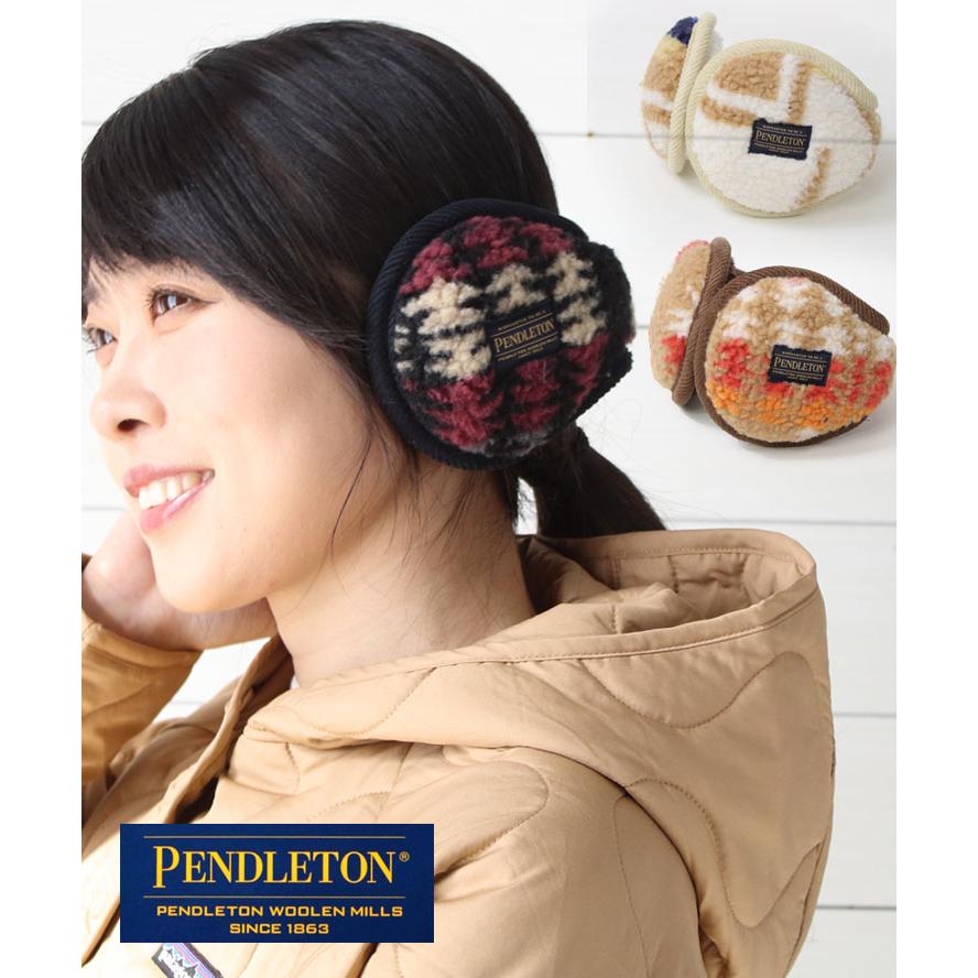 爆買 / PENDLETON ペンドルトン ボア イヤーマフラー PDT-000-243031 イヤーマフ 折りたたみ 柄 秋 冬 秋冬 | PENDLETON