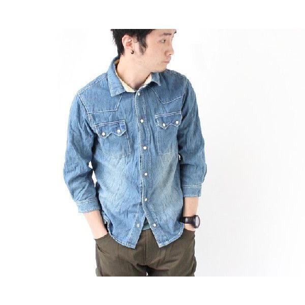 PROVKE デニムシャツ wjk reluxe シャツ ms5729-denim hook skipper shirt デニム