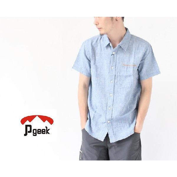 メンズ 半袖 Pgeek コットン ヘンプ ショートスリーブ カジュアル | protocol | 05