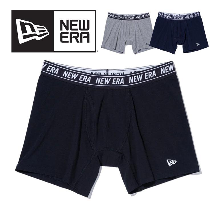 ニューエラ NEW ERA メンズ アンダーウェア ボクサーパンツ ロング 13518030 13518028 13518029 ボクサーパンツ ロング 前開き | NEW ERA