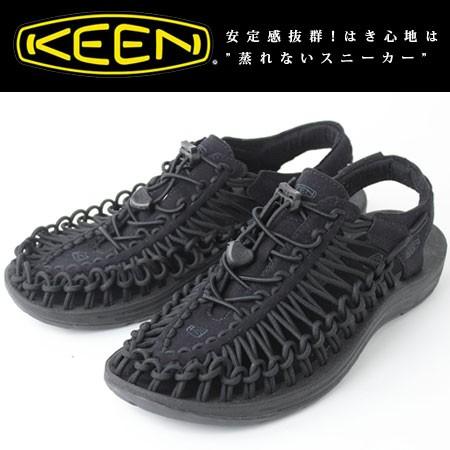 KEEN キーン UNEEK BLACK/BLACK ユニーク メンズ サンダル | KEEN