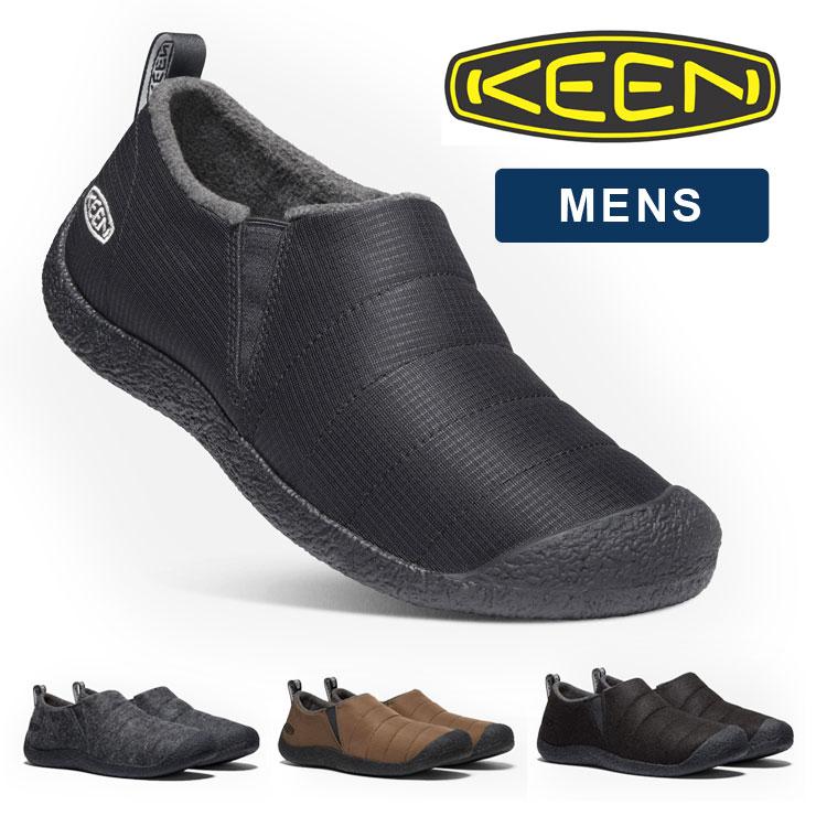 keen ハウザー2 メンズ キーン HOWSER 2 ハウザーツーブラック キャンプ コンフォートシューズ キャンプシューズ リラックスシューズ 裏起毛 秋 冬 秋冬 | KEEN