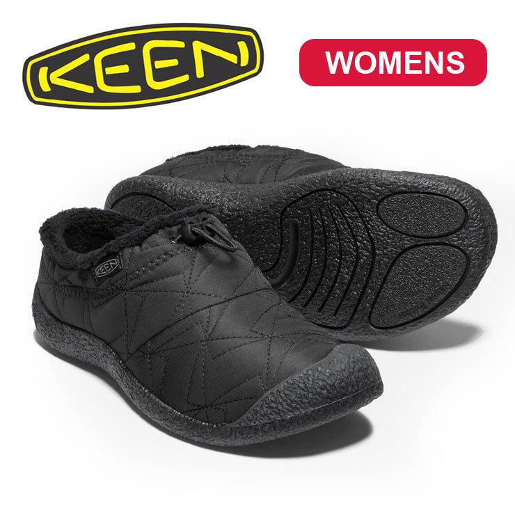 KEEN キーン HOSER ハウザー3 スライド レディース Black/Black ブラック レディース ルームシューズ オフィスシューズ 室内 アウトドア キャンプ | KEEN
