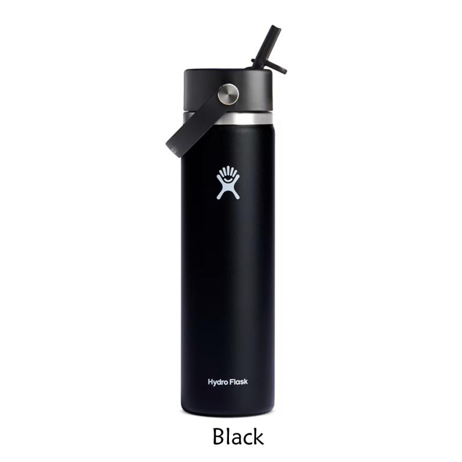 Hydro Flask ハイドロフラスク HYDRATION 24 oz Wide Mouth Flex Straw #890145 Black | HYDRO FLASK | 02