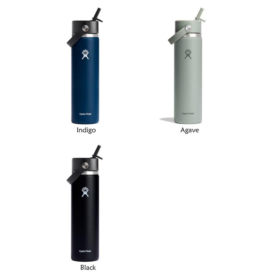Hydro Flask ハイドロフラスク HYDRATION 24 oz Wide Mouth Flex Straw #890145 Black | HYDRO FLASK | 07