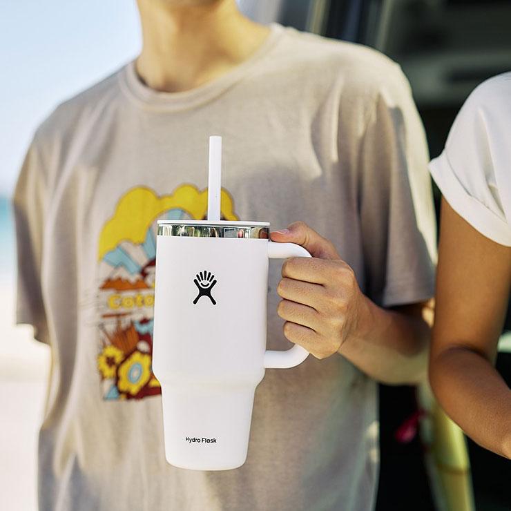 ハイドロフラスク HydroFlask 32 oz All Around Travel Tumbler 32ozオールアラウンドトラベルタンブラー890171 保温 保冷  水筒 ストロー付き | HYDRO FLASK | 06