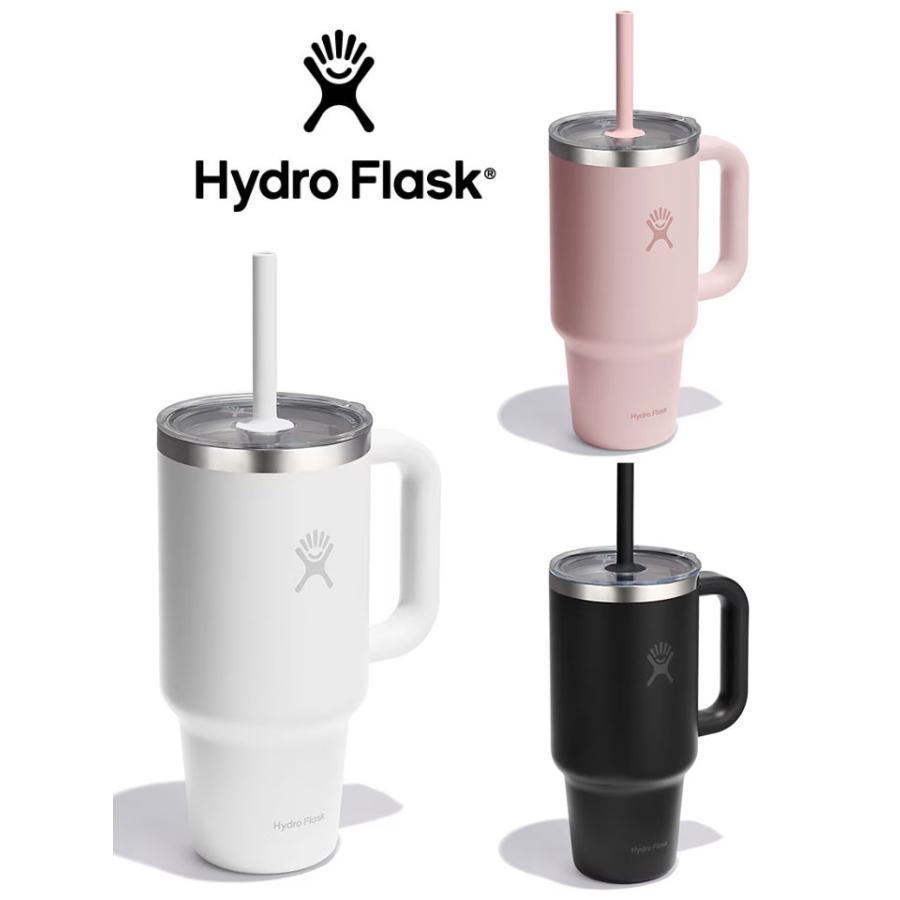 HYDRO FLASK ストロー ハイドロフラスク 32oz 946ml タンブラー ストロー付き 大容量 保冷 保温 持ち手付き | HYDRO FLASK