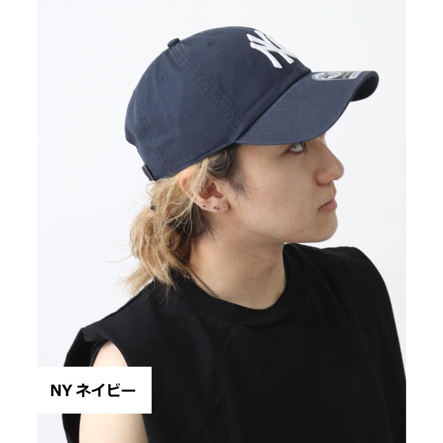 47ブランド キャップ CLEAN UP ローキャップ 帽子 LA ドジャース 刺繍ロゴ サイズ調整可能 小顔効果 ストリート系 カジュアル 人気 おしゃれ 野球帽 | 47 | 12