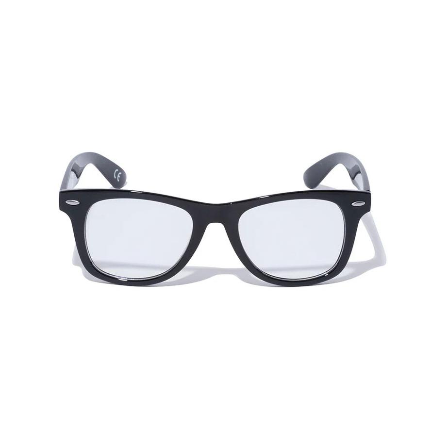 ニューエラ NEW ERA サングラス ウェリントン スクエアレンズ シャイニーブラックフレーム ライトブルーレンズ 14518152 メンズ レディース UVカット | NEW ERA | 02