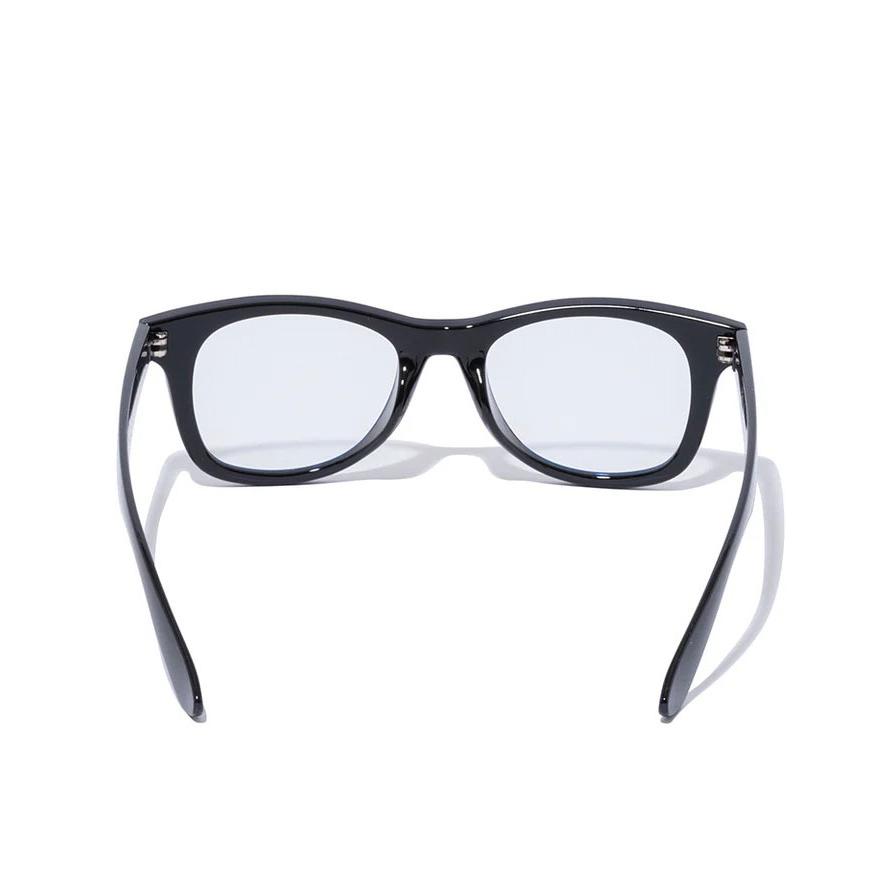 ニューエラ NEW ERA サングラス ウェリントン スクエアレンズ シャイニーブラックフレーム ライトブルーレンズ 14518152 メンズ レディース UVカット | NEW ERA | 03