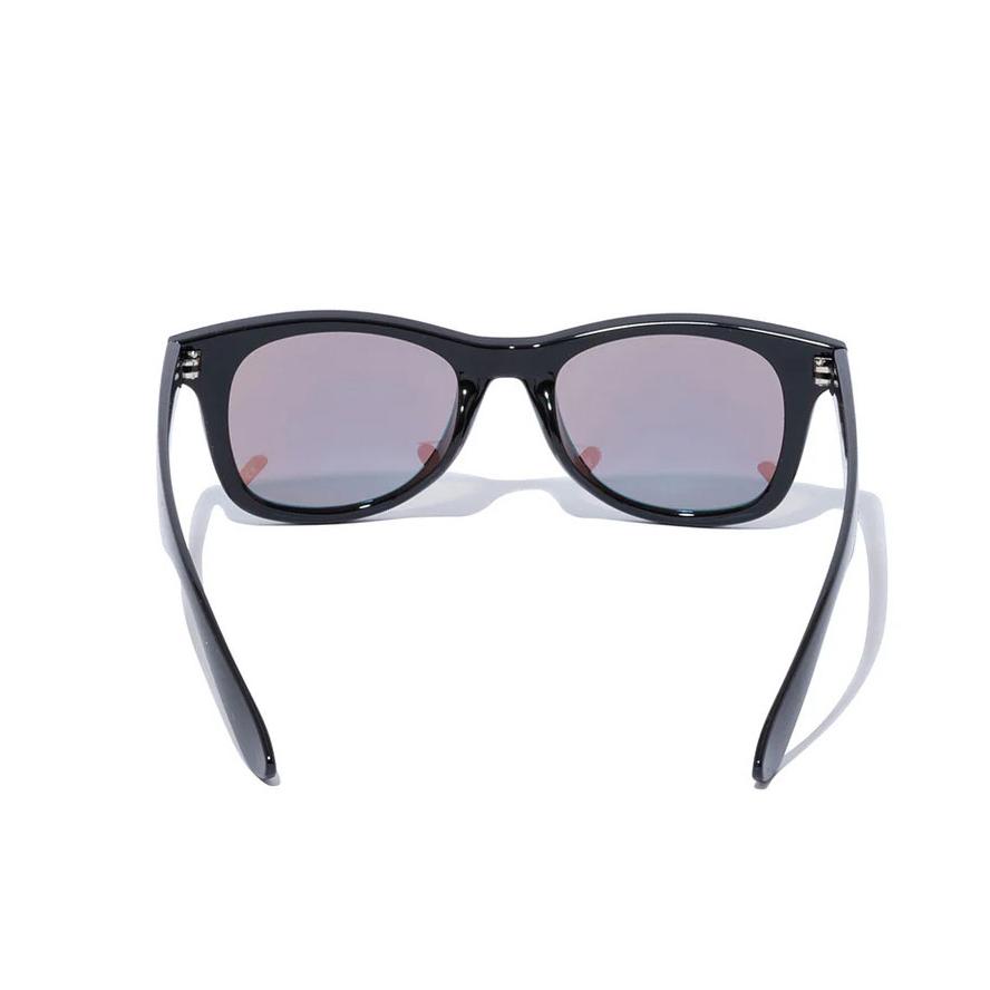 ニューエラ NEW ERA サングラス ウェリントン スクエアレンズ シャイニーブラックフレーム ブルーミラーレンズ 14518155 メンズ レディース UVカット | NEW ERA | 03