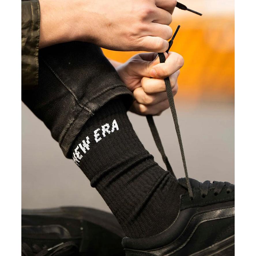NEW ERA ニューエラ ソックス クルー 3ペア ブラック SOCKS CREW 3 PAIRS BLK 14518183 | NEW ERA | 06