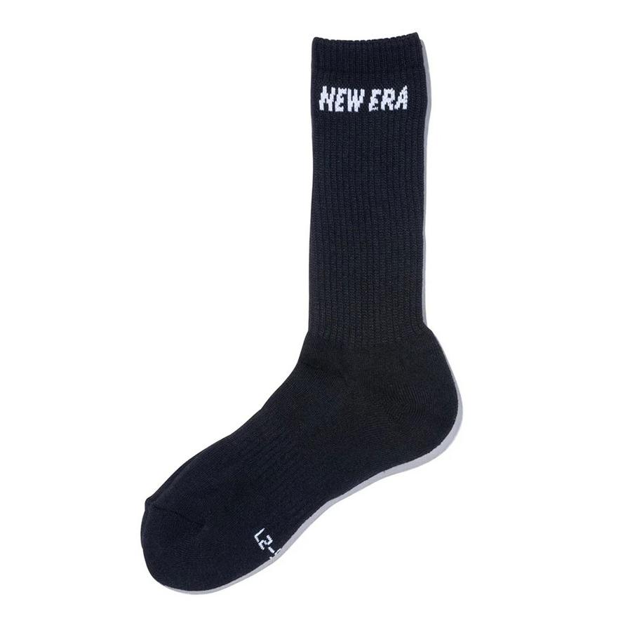 NEW ERA ニューエラ ソックス クルー 3ペア ブラック SOCKS CREW 3 PAIRS BLK 14518183 | NEW ERA | 07