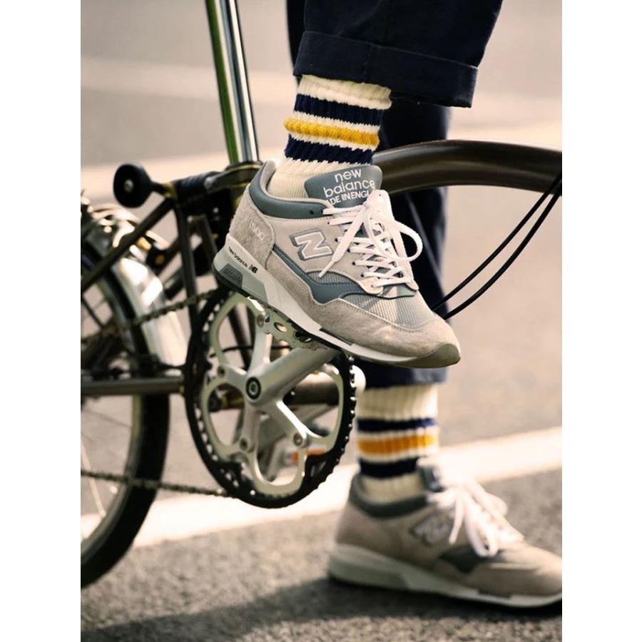 ROTOTO ロトト COARSE RIBBED OLDSCHOOL CREW SOCKS コースリブ オールドスクール クルーソックス R1255 メンズ レディース 靴下 ラインソックス 日本製 | ROTOTO | 05