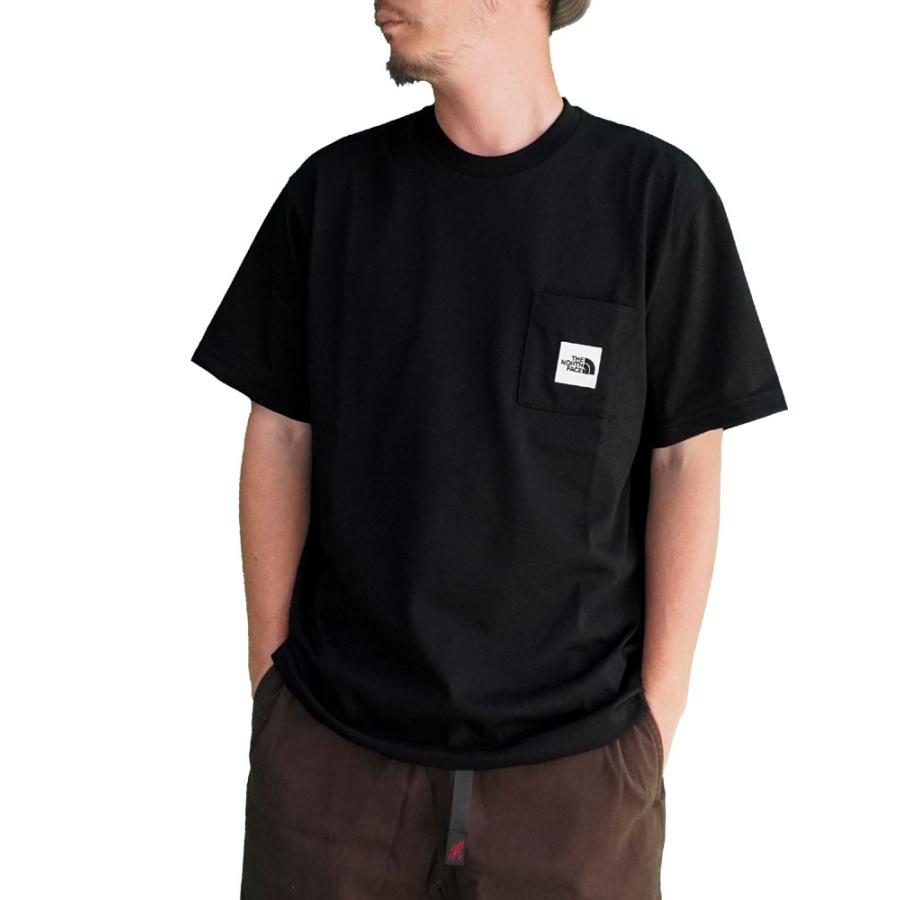 THE NORTH FACE ザ・ノース・フェイス Tシャツ メンズ 半袖 ショートスリーブスクエアロゴポケットティー NT82541 ポケットT 春夏 ロゴT カジュアル | THE NORTH FACE | 03
